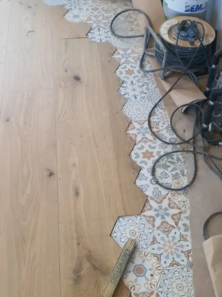 Pose d'un parquet (8)