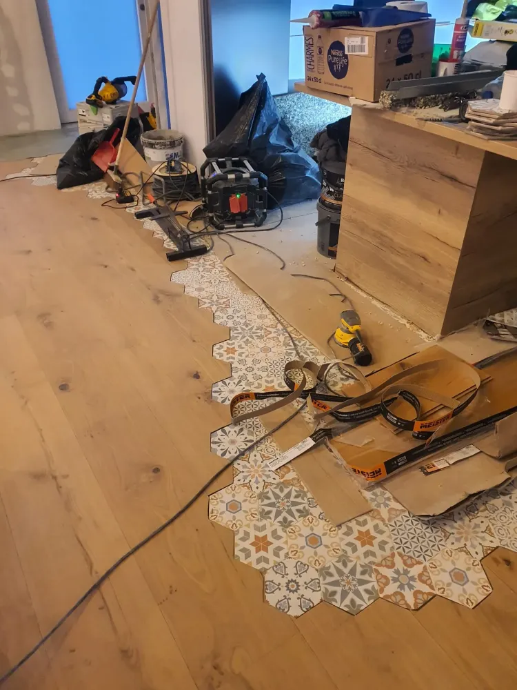 Pose d'un parquet (6)
