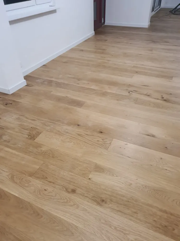 Pose d'un parquet contrecollé à Stutzheim (4webp