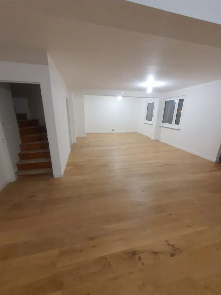 Pose d'un parquet contrecollé à Stutzheim (5webp
