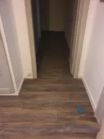 Pose d'un stratifié à Schiltigheim