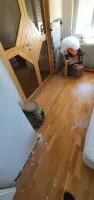 Pose d'un stratifié à Duttlenheim