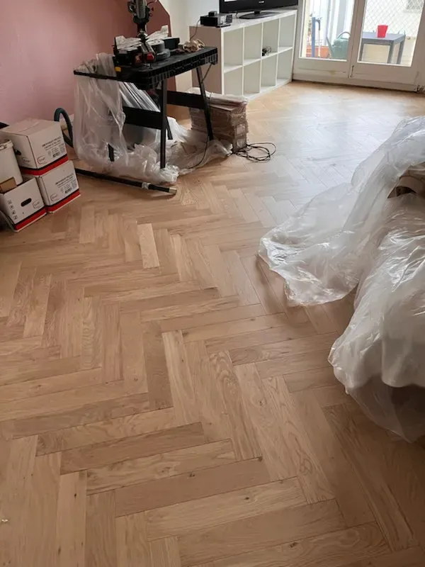 Pose d’un parquet contrecollé (2)