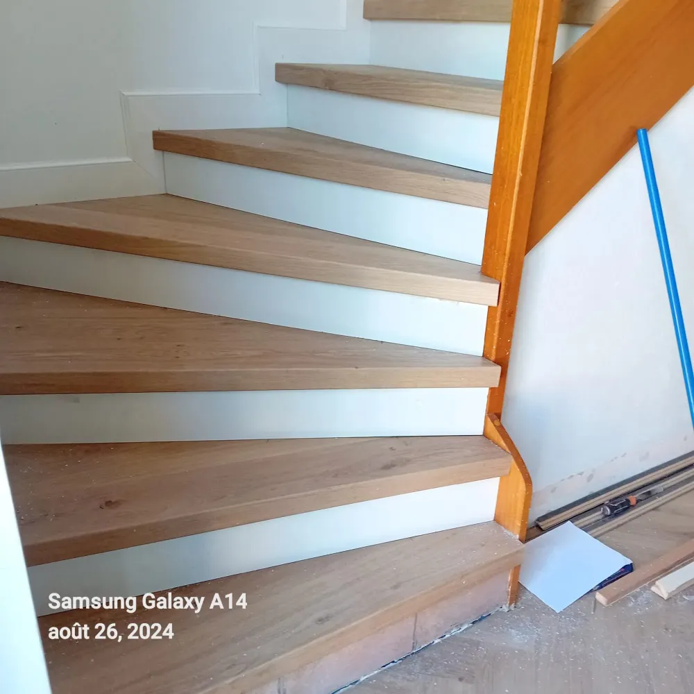 Réalisation d'un habillage d'escalier à Mulhouse (4webp