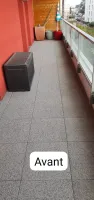 Pose d'une terrasse à Bischheim