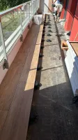 Pose d'une terrasse à Bischheim