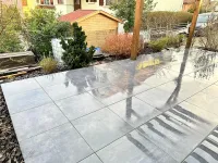Pose d'une terrasse à Holtzheim