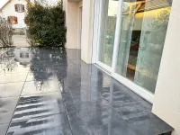 Pose d'une terrasse à Holtzheim
