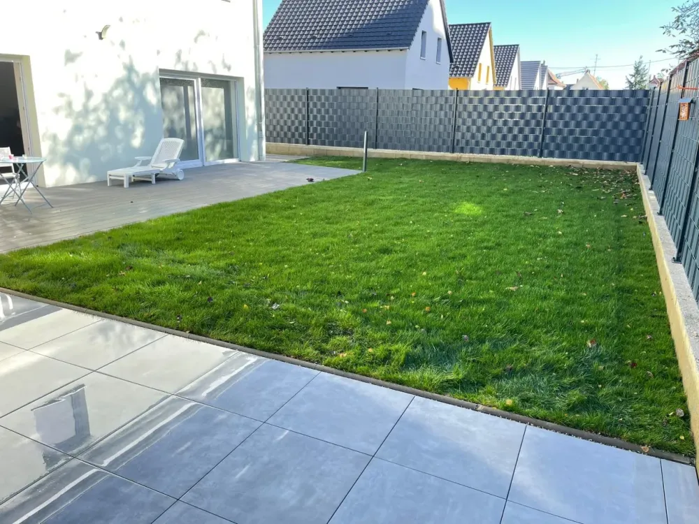 Pose d'une terrasse à Wintershouse