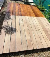Nettoyage d’une terrasse chez Stratif