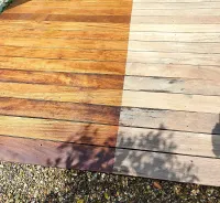 Nettoyage d’une terrasse chez Stratif