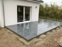 Pose d’une terrasse à Gambsheim