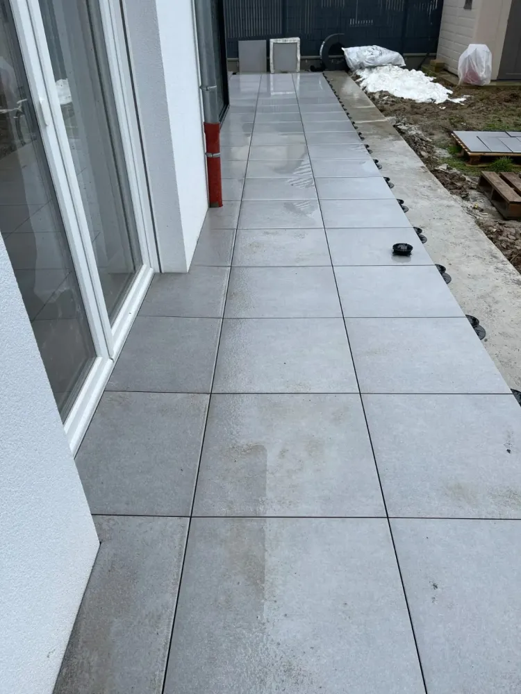 Pose d'une terrasse ipé