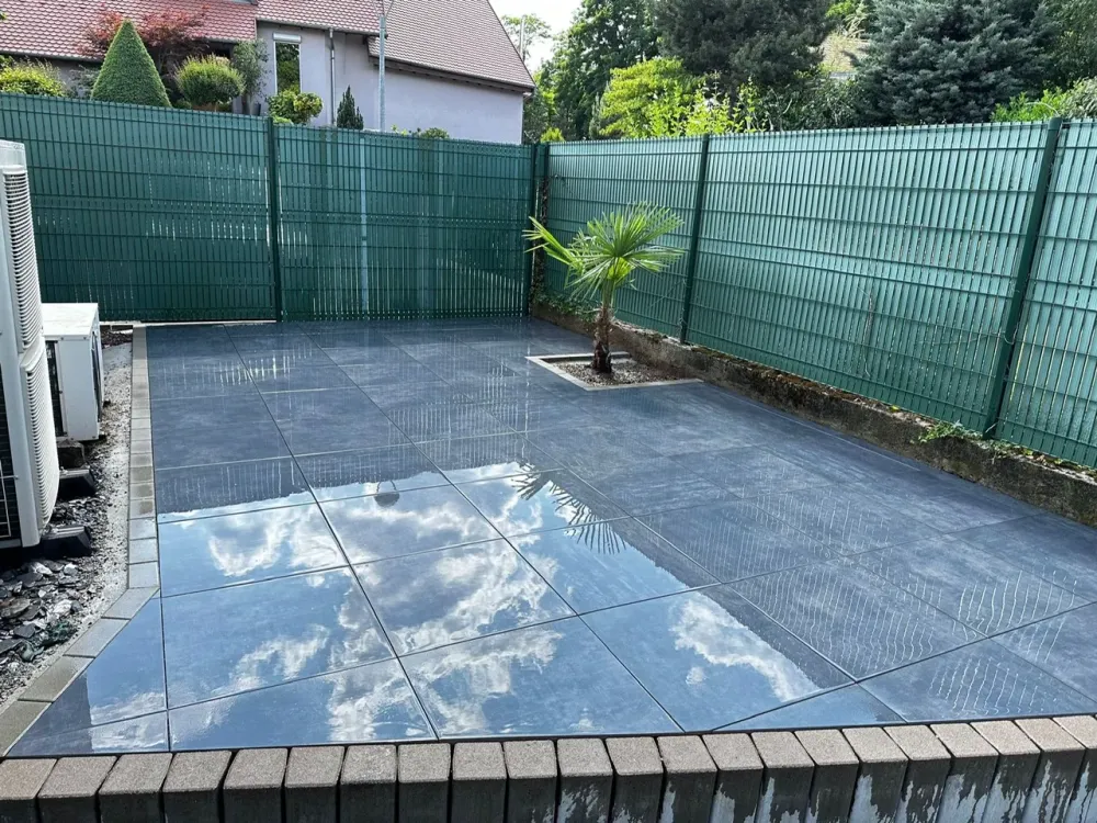 Pose d’une terrasse à Winstein