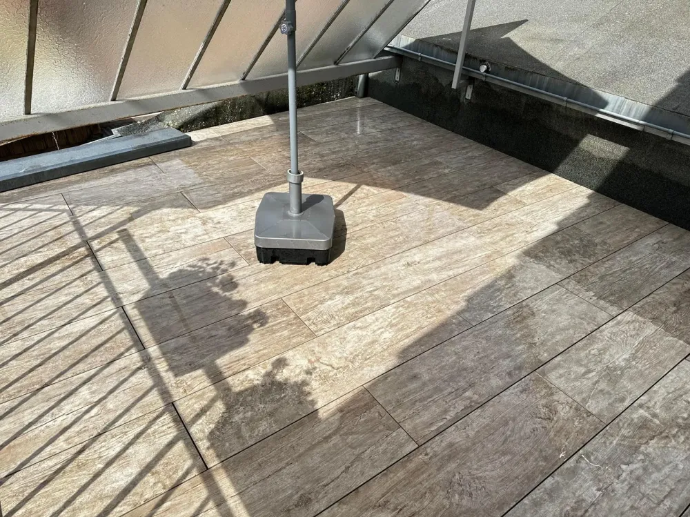Pose d’une terrasse à Mittelhausbergen