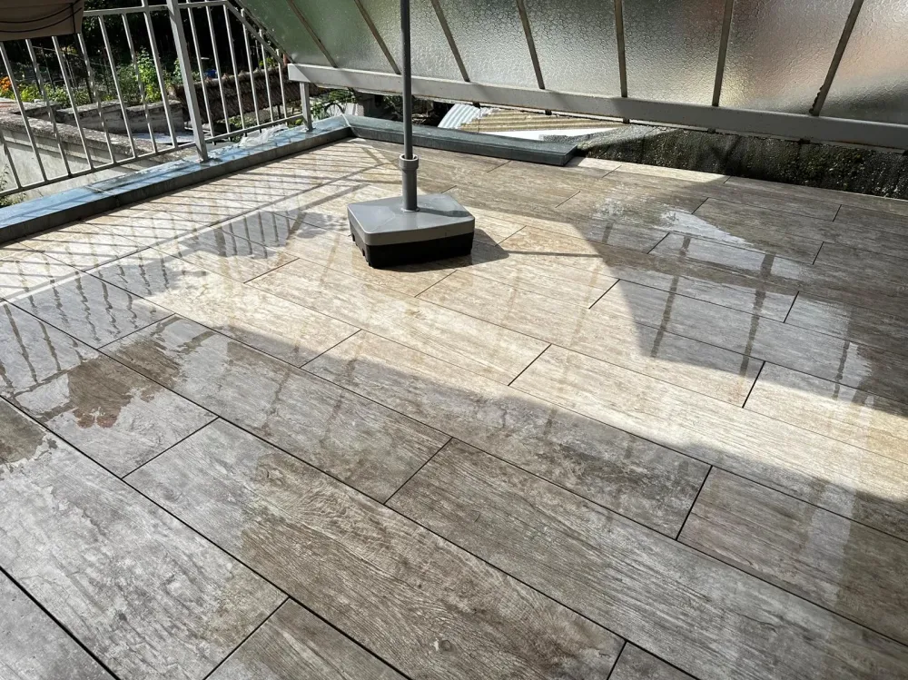 Pose d’une terrasse à Mittelhausbergen