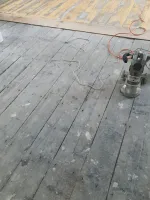 Ponçage d'un parquet à Strasbourg