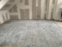 Ponçage d'un parquet à Strasbourg