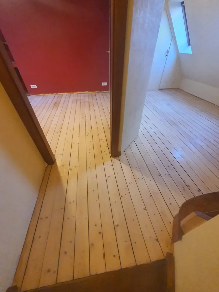 Ponçage et vitrification d'un parquet à Illkirch-Graffenstaden