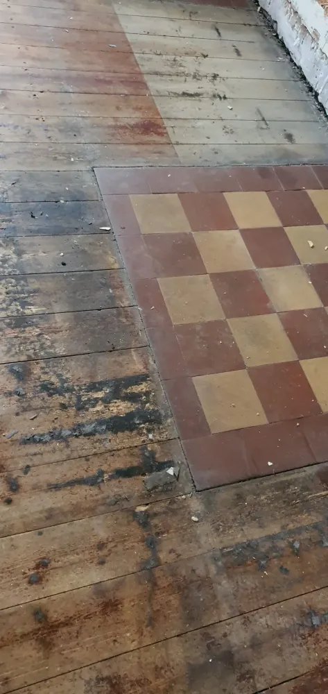 Rénovation et ponçage d’un parquet à Bischeim